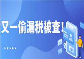 又一偷漏税被查！追缴+罚款超2500万元！